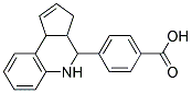 4-(3A,4,5,9B-TETRAHYDRO-3H-CYCLOPENTA[C]QUINOLIN-4-YL)-BENZOIC ACID Struktur