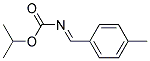 (4-METHYL-BENZYLIDENE)-CARBAMIC ACIDISOPROPYL ESTER Struktur