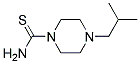 4-ISOBUTYL-PIPERAZINE-1-CARBOTHIOIC ACID AMIDE Struktur