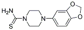 4-BENZO[1,3]DIOXOL-5-YL-PIPERAZINE-1-CARBOTHIOICACID AMIDE Struktur