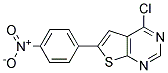 4-CHLORO-6-(4-NITROPHENYL)THIENO[2,3-D]PYRIMIDINE Struktur