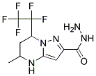 5-METHYL-7-PENTAFLUOROETHYL-4,5,6,7-TETRAHYDRO-PYRAZOLO[1,5- A ]PYRIMIDINE-2-CARBOXYLIC ACID HYDRAZIDE Struktur