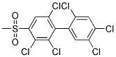 4-METHYLSULFONYL-2,2',3,4',5',6-HEXACHLOROBIPHENYL Struktur