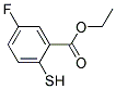 ETHYL 5-FLUORO-2-MERCAPTOBENZOAT Struktur