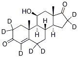 4-ANDROSTEN-11B-OL-3,17-DIONE-2,2,4,6,6,16,16-D7 Struktur