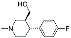 [(3S,4R)-4-(4-FLUOROPHENYL)-1-METHYLPIPERIDIN-3-YL]METHANOL Struktur