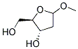 METHYL 2-DEOXY-D-RIBOFURANOSIDE Struktur