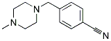 4-(4-METHYLPIPERAZINOMETHYL)BENZONITRILE Struktur