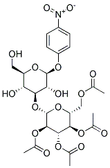 4-NITROPHENYL 3-O-(2,3,4,6-TETRA-O-ACETYL-B-D-GLUCOPYRANOSYL)-B-D-GLUCOPYRANOSIDE Struktur