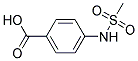 4-(METHANESULPHONYLAMINO)BENZOIC ACID Struktur