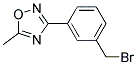 3-(5-METHYL-1,2,4-OXADIAZOL-3-YL)BENZYL BROMID Struktur