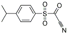 4-ISOPROPYLBENZENESULPHONYL ACETONITRIL Struktur