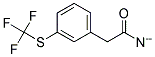 3-(TRIFLUOROMETHYLTHIO)PHENYLACETONITRIL Struktur