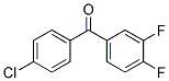 4-CHLORO-3',4'-DIFLUOROBENZOPHENON Struktur