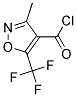 3-METHYL-5-(TRIFLUOROMETHYL)ISOXAZOLE-4-CARBONYL CHLORID Struktur