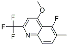 5-FLUORO-4-METHOXY-6-METHYL-2-(TRIFLUOROMETHYL)QUINOLIN Struktur