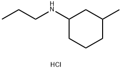 3-METHYL-N-PROPYLCYCLOHEXANAMINE HYDROCHLORIDE Struktur