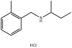 N-(2-METHYLBENZYL)-2-BUTANAMINE HYDROCHLORIDE Struktur