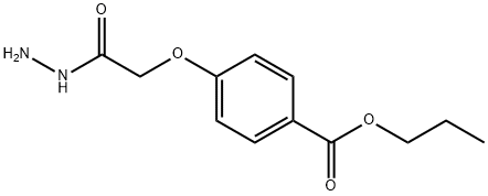 PROPYL 4-(2-HYDRAZINO-2-OXOETHOXY)BENZOATE Struktur