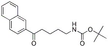 TERT-BUTYL 5-(NAPHTHALEN-2-YL)-5-OXOPENTYLCARBAMATE Struktur