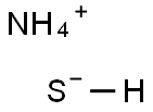 Ammonium hydrogen sulfide Struktur