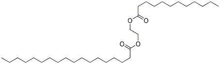 Ethylene glycol monolaurate monostearate Struktur