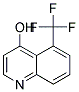 4-Hydroxy-5-(trifluoromethyl)quinoline Struktur