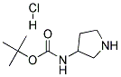 3-(N-Boc-amino)pyrrolidine hydrochloride Struktur