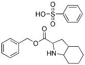 Benzyl L-octahydroindole-2-carboxylate benzenesulfonate Struktur