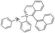 (S)-2-Diphenylphosphino, 2'-Methyl-1,1'-Binaphthyl- Struktur