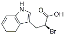 (S)-2-Bromo-3-(3-Indolyl)Propionic Acid Struktur