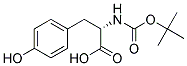 Boc-L-4-Hydroxyphenylalanine Struktur