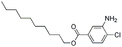 3-Amino-4-chlorobenzoic  acid decylester Struktur