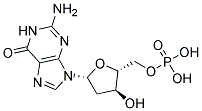 Deoxyguanosine-5'-monophosphate Struktur