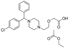 Ethyl acetate(cetirizine) Struktur