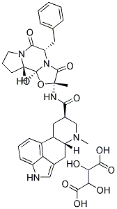 Dihyroergotamine tartrate Struktur