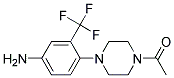 4-(4-Acetylpiperazin-1-yl)-3-(trifluoromethyl)aniline Struktur