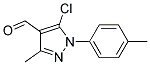 5-Chloro-3-methyl-1-(4-methylphenyl)-1H-pyrazole-4-carboxaldehyde Struktur