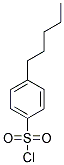 4-Pentylbenzenesulphonyl chloride Struktur