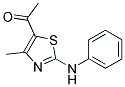 5-Acetyl-4-methyl-2-(phenylamino)-1,3-thiazole Struktur