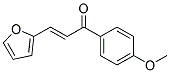 3-Fur-2-yl-1-(4-methoxyphenyl)prop-2-en-1-one Struktur