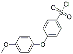 4-(4-Methoxyphenoxy)benzenesulphonyl chloride Struktur