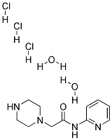 2-(Piperazin-1-yl)-N-(pyridin-2-yl)acetamide dihydrate trihydrochloride Struktur