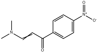 3-(Dimethylamino)-1-(4-nitrophenyl)prop-2-en-1-one Struktur