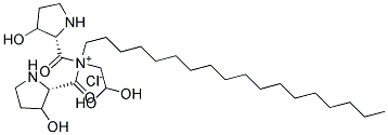 BISHYDROXYETHYL DIHYDROXYPROPYL STEARAMMONIUM CHLORIDE Struktur