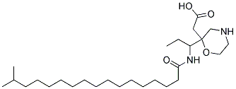 CARBOXYMETHYL ISOSTEARAMIDOPROPYL MORPHOLINE Struktur