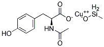 COPPER ACETYL TYROSINATE METHYLSILANOL Struktur