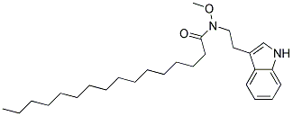 PALMITOYL METHOXYTRYPTAMINE Struktur