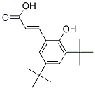 3,5-Di-tert-butyl-2-hydroxycinnamic acid Struktur