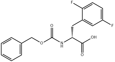 Cbz-2,5-Difluoro-D-Phenylalanine Struktur